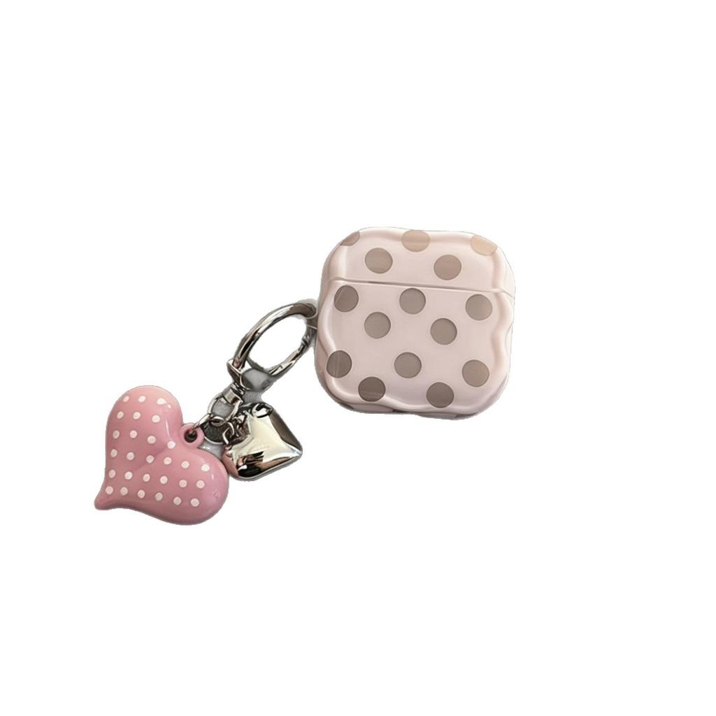 ins small fresh polka dots for airpodspro1 earphone cover Apple Bluetooth protective case 1st generation 1 soft silicone women