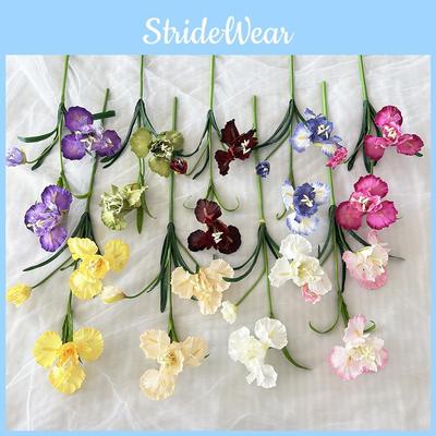 Elegant Silk Iris Table Centerpiece For Wedding And Home Decor