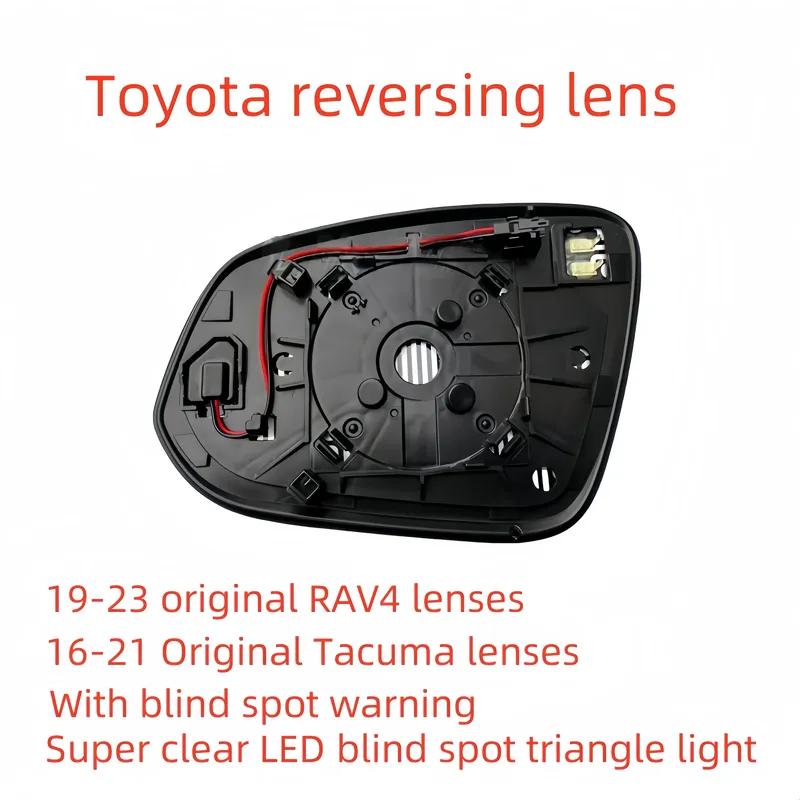 Heated Blind Spot Warning Rear Mirror Glass  Model For Toyota Rav4    Tacoma 2016- 87961-42D30 87931-42E50