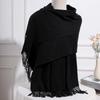 Reversible Cashmere Wool Scarf: Unisex Autumn/Winter, Luxurious Korean Style Shawl.