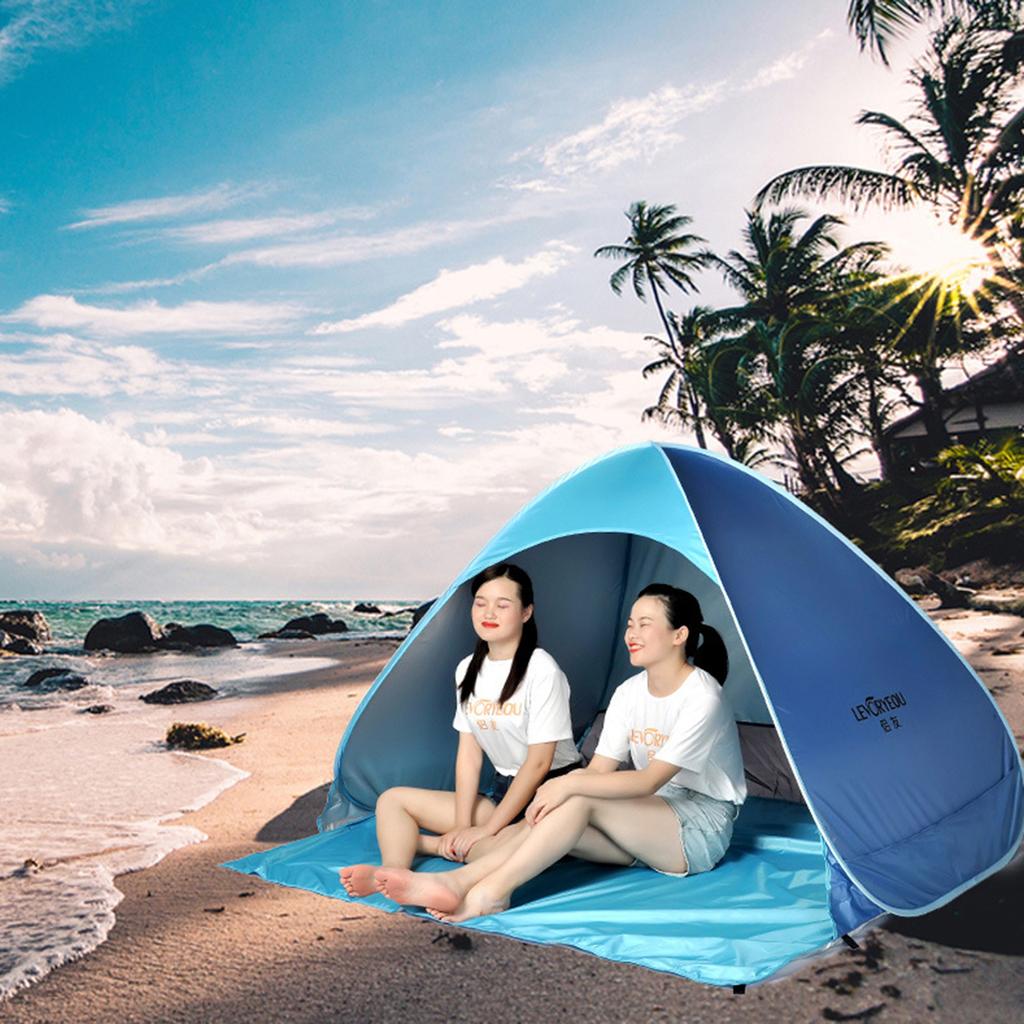 Outdoor Camping Tent Pop up Fun Play Tent Automatic Instant Tent UV Protection Tent Sun Shade Awning for Camping Beach