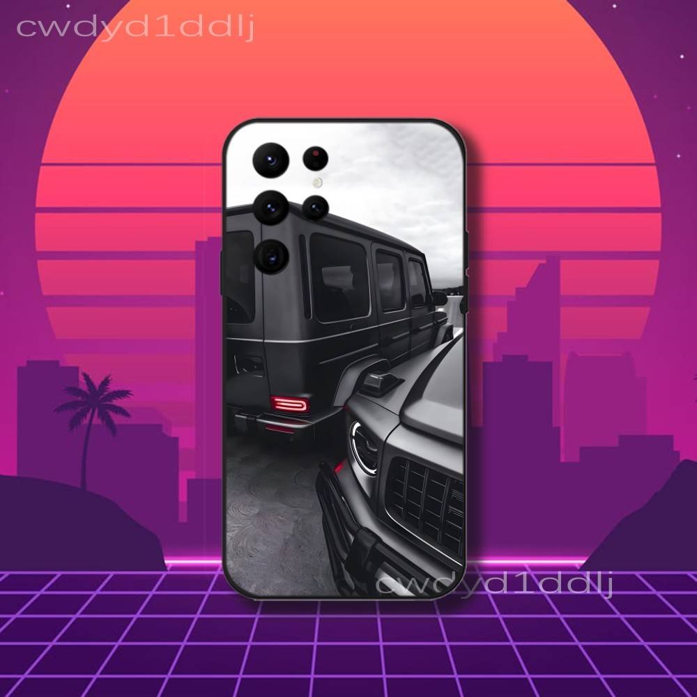 Car M-Mercedes-ES G Phone Case For Samsung S10,S21,FE,S21 ,S26,S25,S24,S23,Ultra,S9,S22,Plus Black Shell Cover