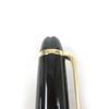 Great MONTBLANC Fountain Pen Meisterstck Classic Cap Type Black Gold 14K Mens Used