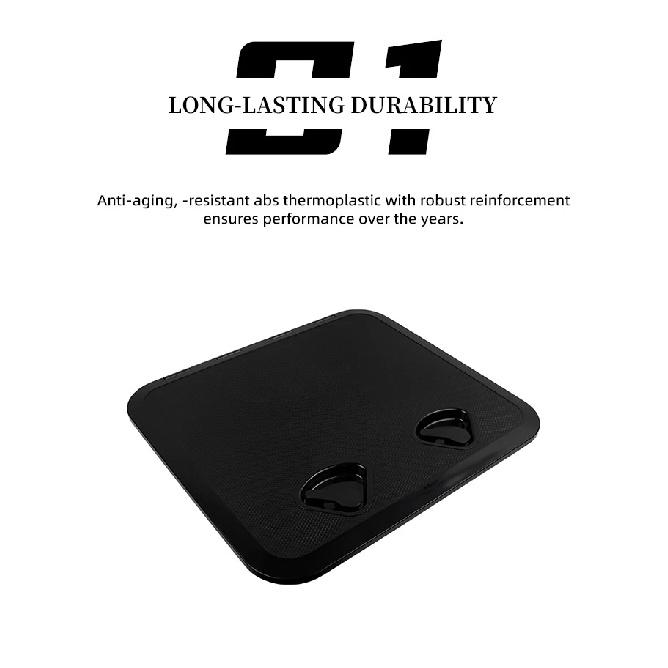 Boat Accessories ABS Deck Access Hatch Cover 460x510mm Waterproof Ship Deck Hatch Cover For Marine Yacht RV