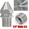 Washer Nozzle Stainless Steel Thread Surface Cleaner Sink Drain Jetting Hose Cleaning Tool Kitchen industry Outdoor