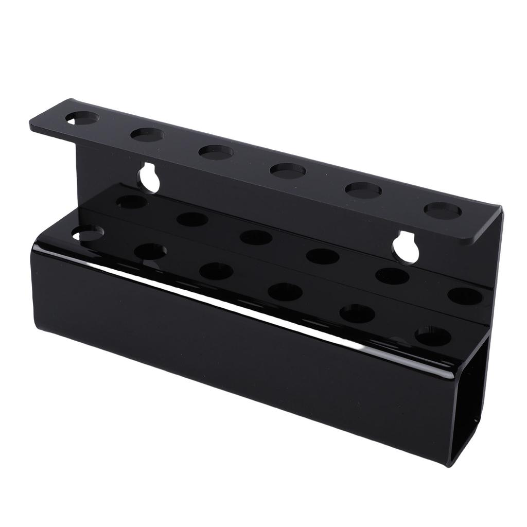 Acrylic Holder Stylish Wall Mount Display Storage Rack Black Matte for Home Game Room Decor