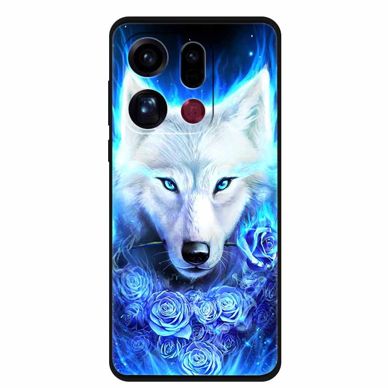 For OPPO Find X9 5G Case Silicone Space Animal TPU Soft Black Cover For OPPO Find X9 Cases FindX9 CPH2797 PLJ110 Cool TPU Cover