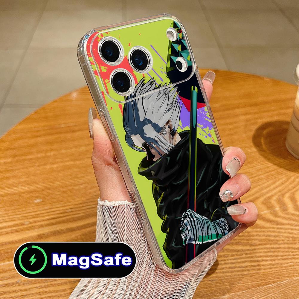 Sakamoto Days Gaku Phone Case for iPhone 17 16 15 14 13 12 11 Air Pro Max Plus Mini Magsafe Clear Colorful Cover Luxury Pretty