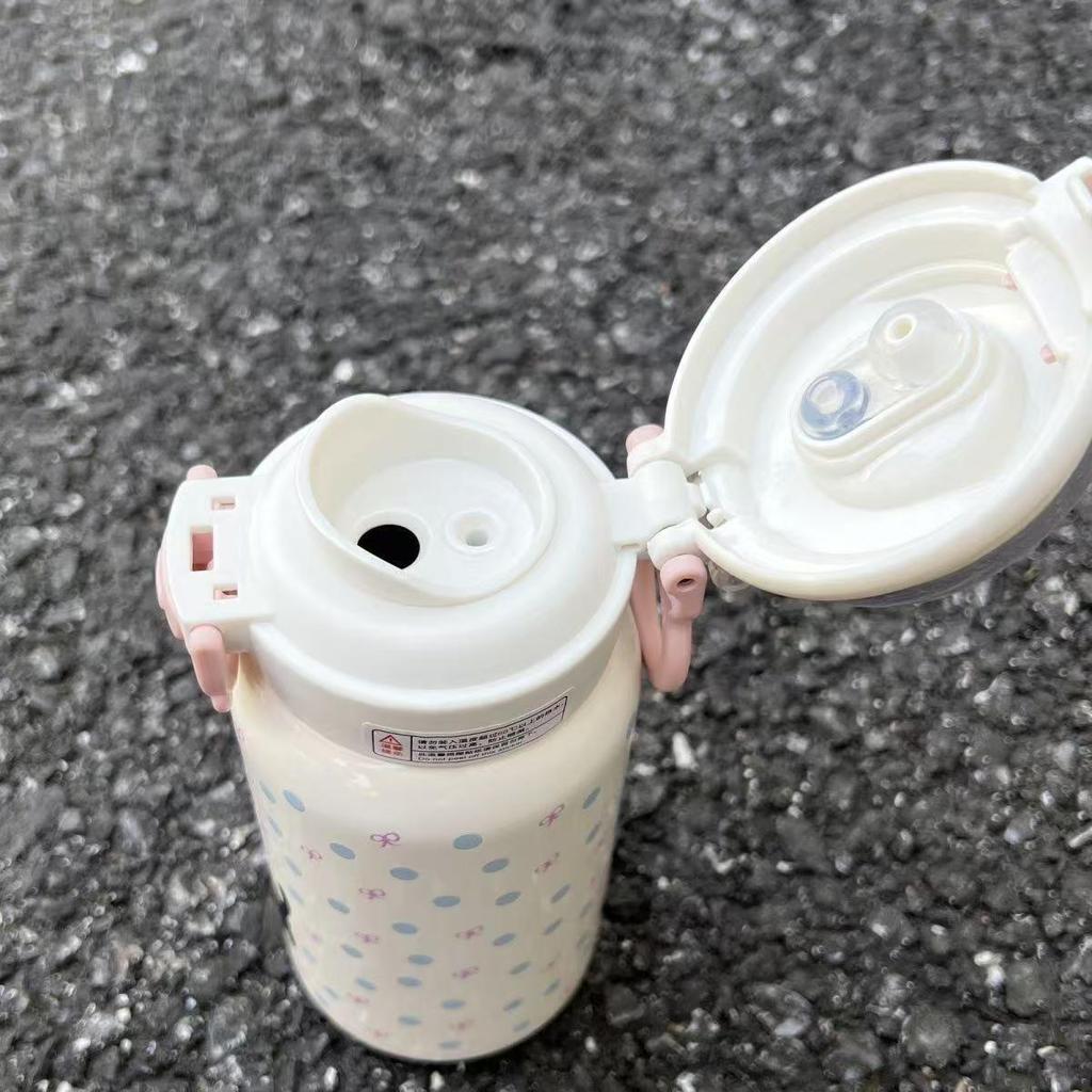 Kitten Thermos Cup: 2026 Stylish Insulated Straw Cup for Students - Cute, Portable, 316 Stainless Steel