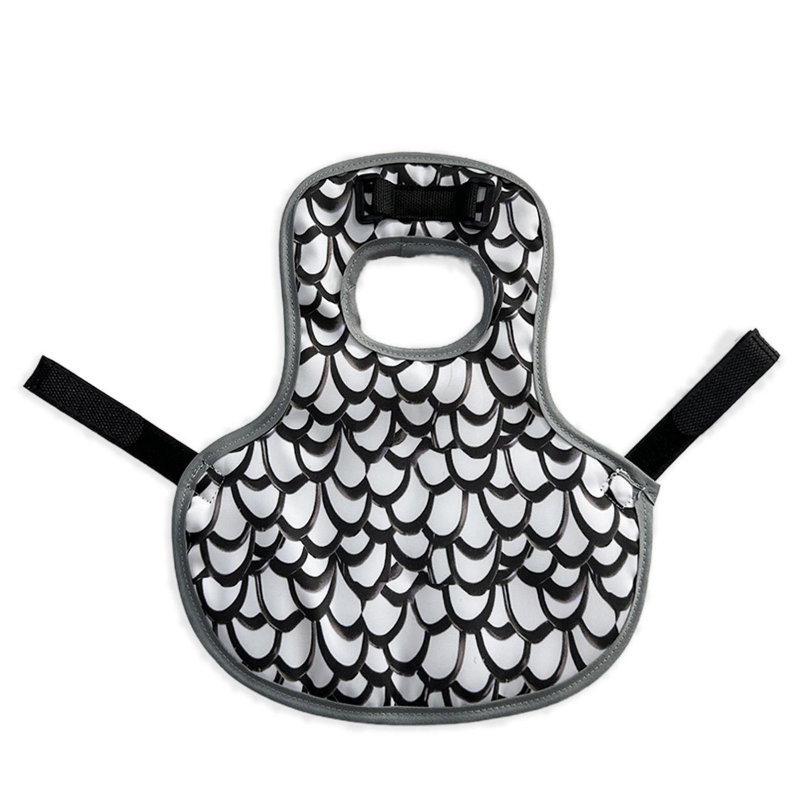 

Креативное куриное седло для кур, забавная плотно прилегающая курица, фиксатор перьев для защиты спины птицы One Size белый