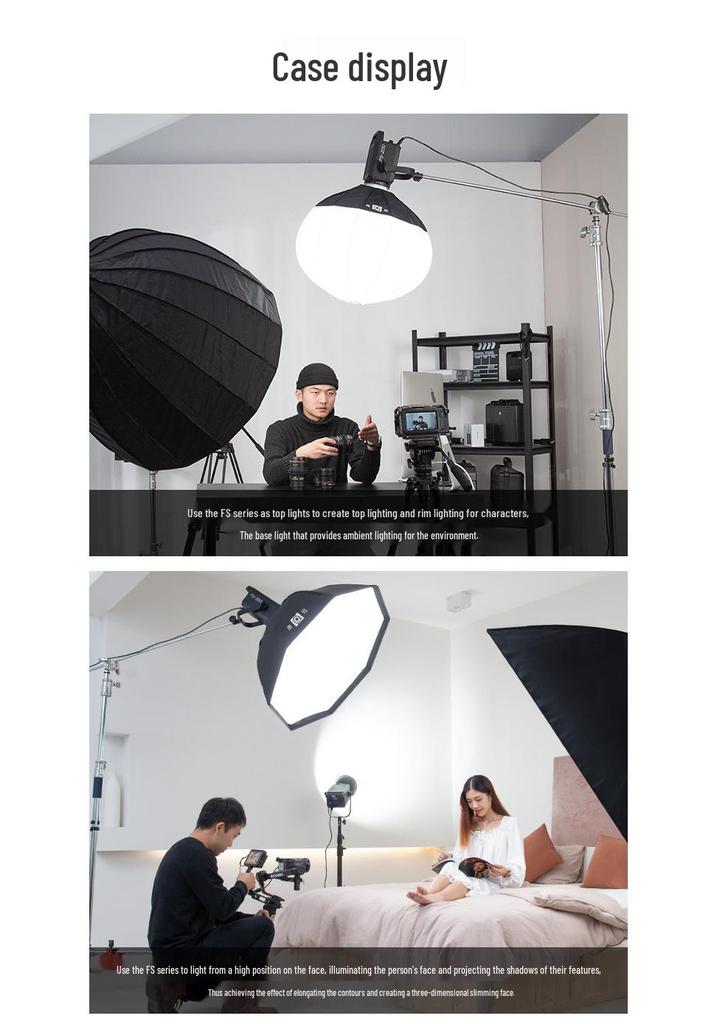 Foldable Aluminum Alloy Multifunctional Light Stand for Photography & Live Broadcast