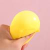 Cheese Block Sensory Toy Soft Novelty Cheese Block Stress Reliever Square Cheese Kneading Music Decompressions Toy