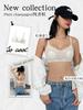 Underwear thin women's large breasts show small hollow underwear upper support comfortable collection of breasts anti-sagging gathering sexy bra cover