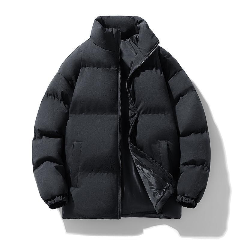 Winter Youth Padded Sports Padded Jacket Stand-up Collar Outdoor Padded Jacket Casual Loose Jacket Men