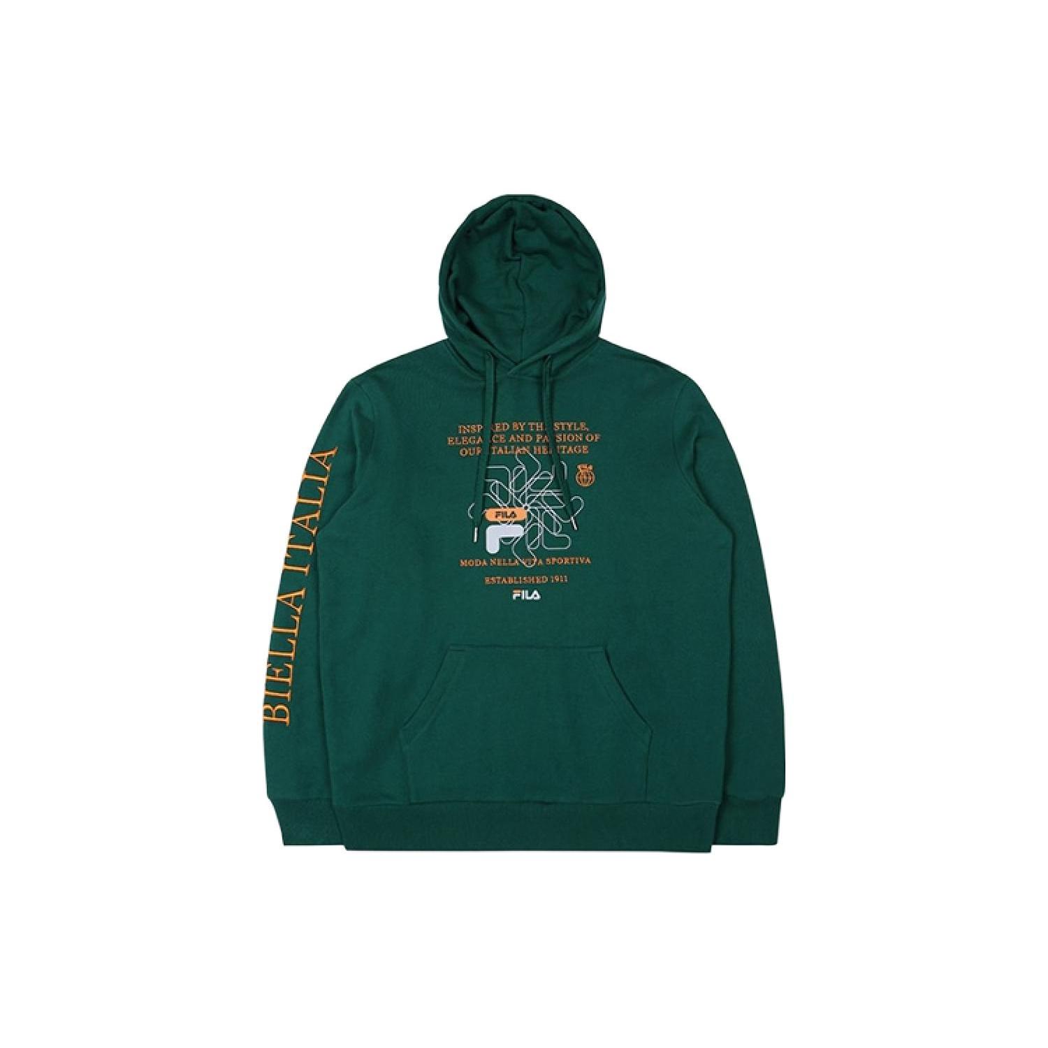 FILA Sweatshirts Men s Green Hooded Moderate Regular FS2POC1126X-FGR 105