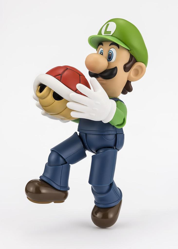 TAMASHII NATIONS Super Mario Luigi Approximately 110mm ABS PVC Painted Movable Figure S.H.Figuarts & (SUPER MARIO) &