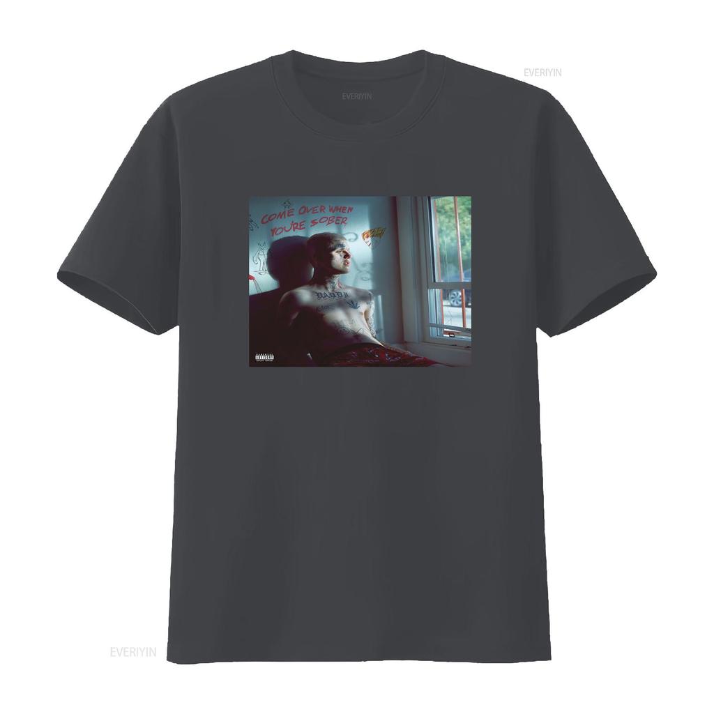 LIL PEEP T SHIRT Come Over When Youre Sober Pt 2 Vinyl Cover SMALL MEDIUM L XL Vintage Washed Top For Everyday Wear Slightly