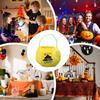 Halloween Basket Halloween Candy Basket With Handle Large Organizer Embroidered Holder Decor For Fall Home Party Easter Bathroom