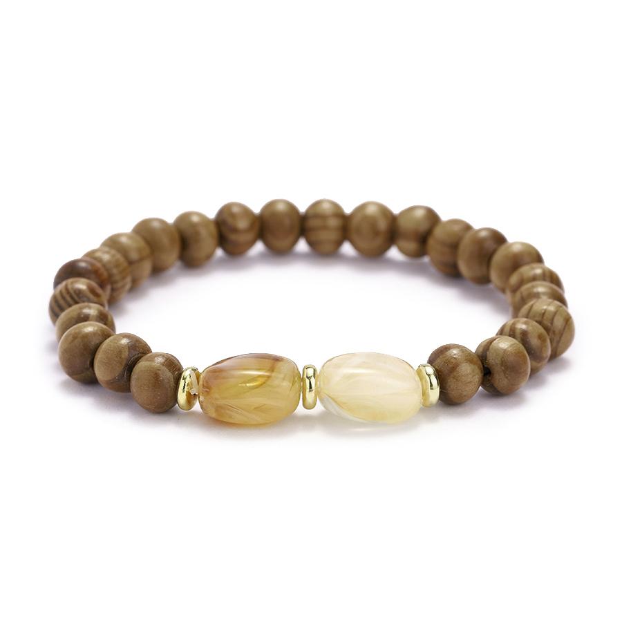 

New Fashion Women Bracelet Premium Selected Natural Wood Lightweight Comfortable 6 Colors Options Beach Casual Accessories Joias 17-18cm
