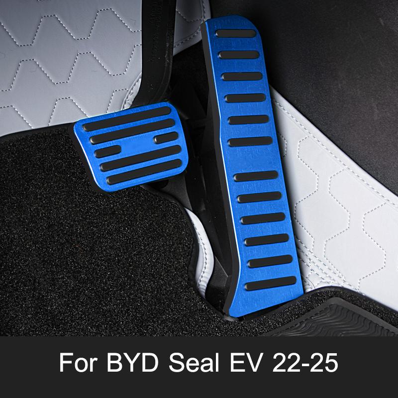 For BYD Seal 06 DMi EV 07 DMi Accelerator Brake Pedal Aluminum Alloy Anti Slip Wear-resistant Foot Pedal Cover Car Accessories