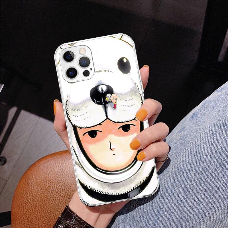 Anime One-Punch Man Phone Case For iPhone 17 Air 16 Pro Max 16E 15 + 14 Plus 11 12 13 Mini 7 8 SE Gift Print Cover Fundas 17 Air