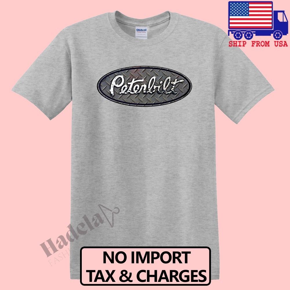 Peterbilt Truck Trucks Men s Grey Size S-5XL L