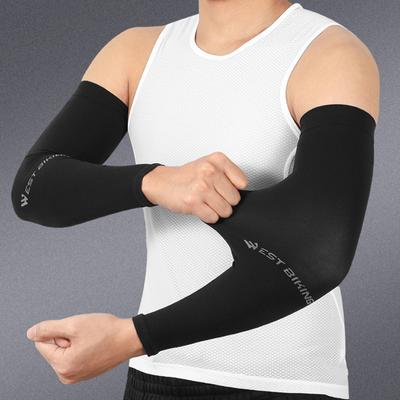 1 Par Mangas de Brazo Verano Protección Solar UV Hielo Fresco Ciclismo Correr Pesca Conducción Cubrebrazos para Hombres Mujeres
