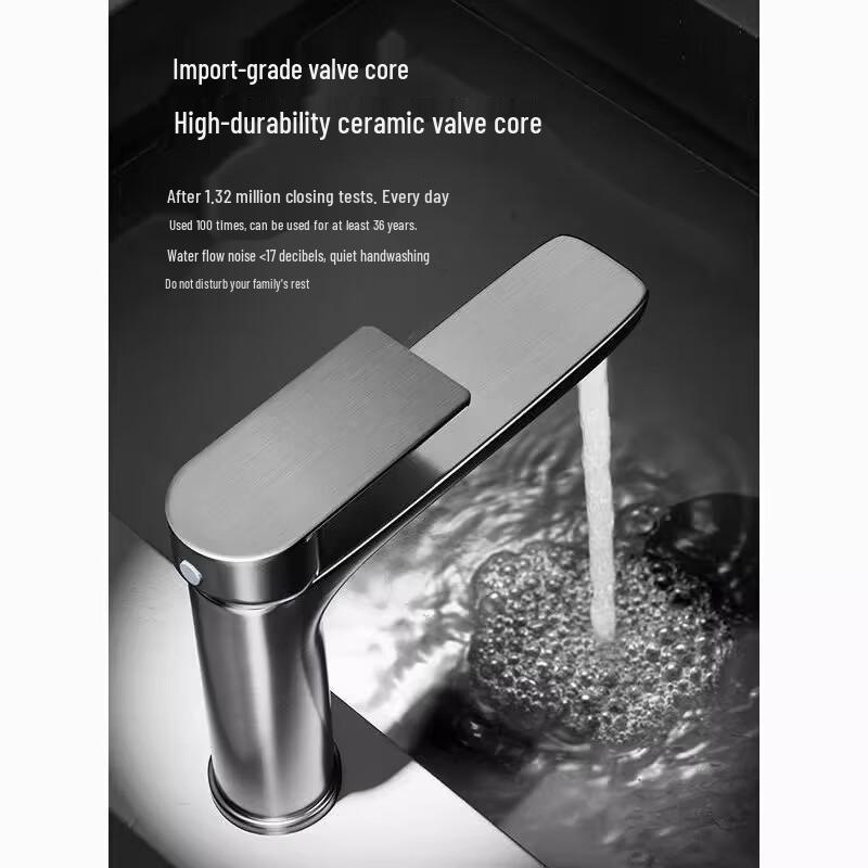 OEING Stainless Steel Hot & Cold Basin Faucet