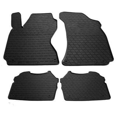 Gummi Matten (4 Stück, Stachelrochen Premium) für Skoda Superb 2001-2009