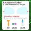 for Ford Focus 2 3 4 2004~ Full Cover Rearview Mirror Anti Fog Film Accessories MK2 MK3 MK4 ST 2008 2012 2014 2016 2018