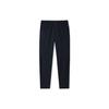 Anta Basketball Series Solid Color Logo Straight-Leg Casual Pants Men Bottoms Black 152321304-2