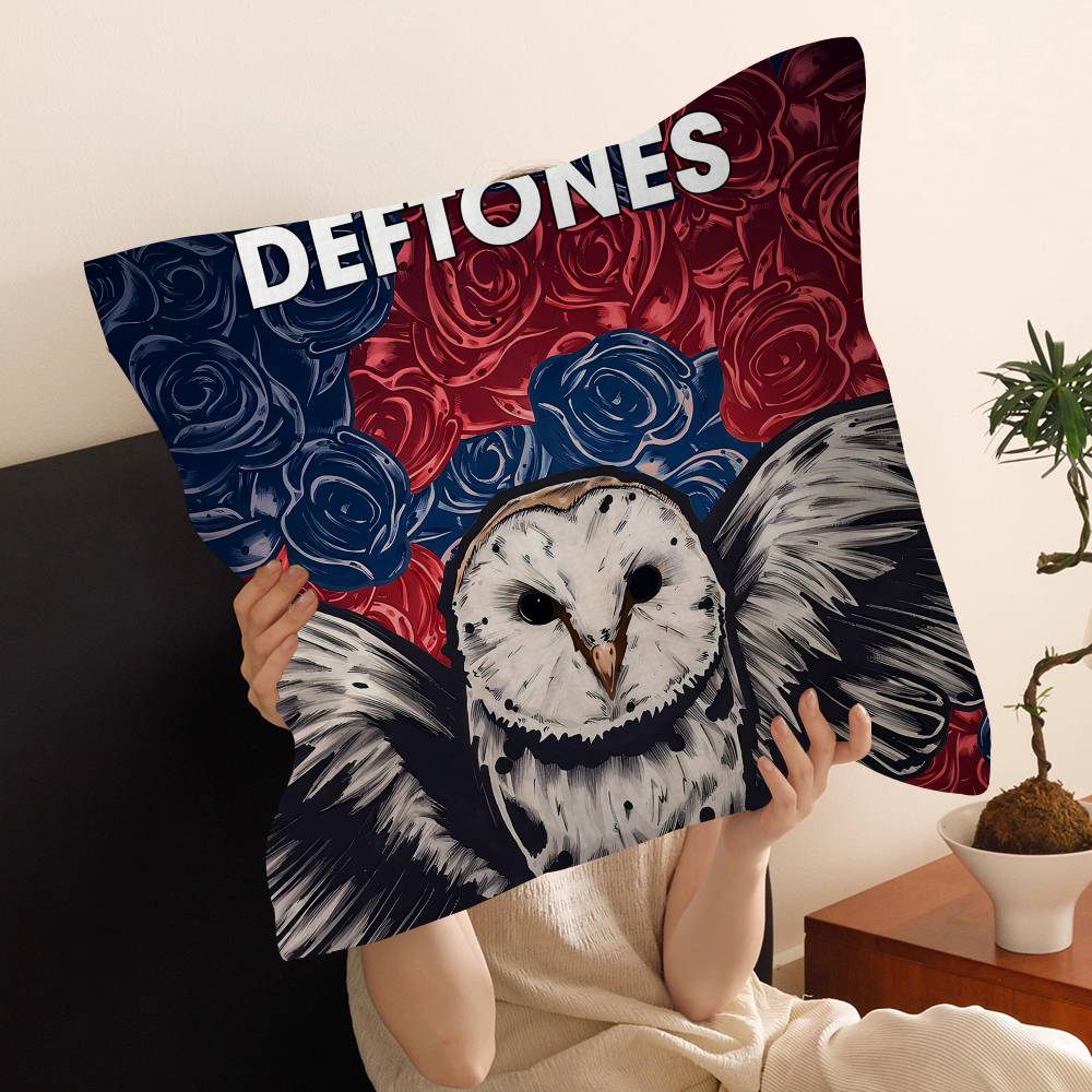 Hip Hop Singer Star Deftones Pillow Anime Pillow Sofa Bed Head Pillow Cover Cushion Cover 45x45 Cm Fashion