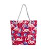 Bohemia Canvas Tote Bag With Dualsided Pattern And Large Capacity For Daily Use