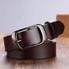 Women's Casual Korean Style Belt with Pin Buckle - Fashionable Cowhide Accessory