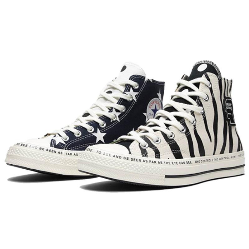 

Brain Dead Chuck x Converse Chuck Taylor All Star 70 Chuck Taylor All Star Удобные Повседневные Высокие парусиновые кеды Унисекс Зебра 42.5