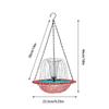 Bird Bath with Water Fountain Pump Solar Powered Hangable Bird Feeder Garden Decorations for Nature Lovers Deck Backyard