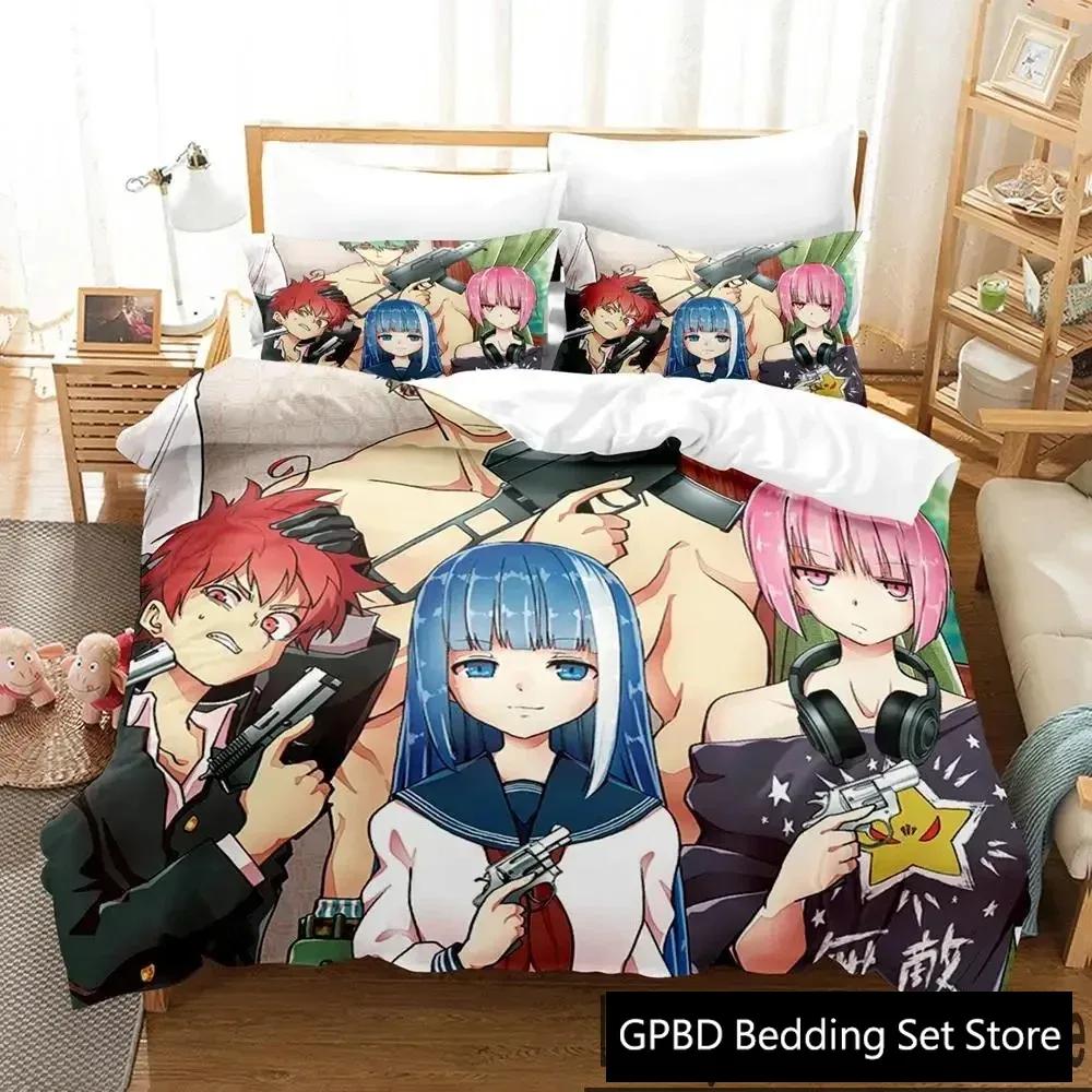 3D Druck Anime Mission Yozakura Familie Bettwäsche Set Jungen Mädchen Twin Queen King Size Bettbezug Kissenbezug Bett Jungen Erwachsene