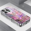 Lily Černá Pokovení Stříbrem Skleněné Pouzdro Na Telefon Pro iPhone 18 17 16 15 14 13 12 11 Pro Max Plus Nárazuvzdorný Kryt S Ochranným Krytem Celého Objektivu