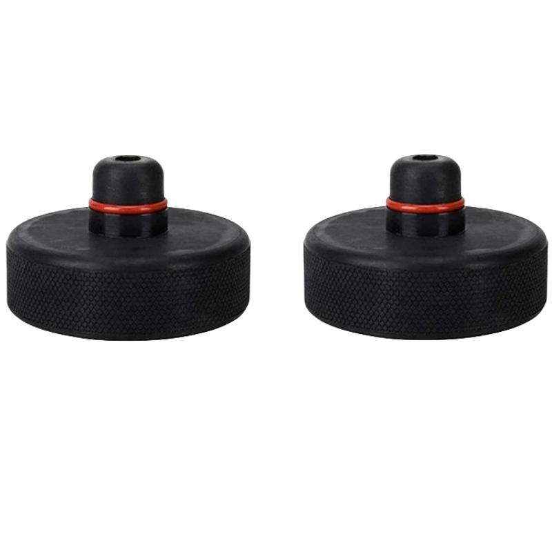 Tesla modelY Car Lift Jack Stand Almofadas de borracha pretas Borracha Slotted Floor Jack Pad Quadro Adaptador de trilho Universal