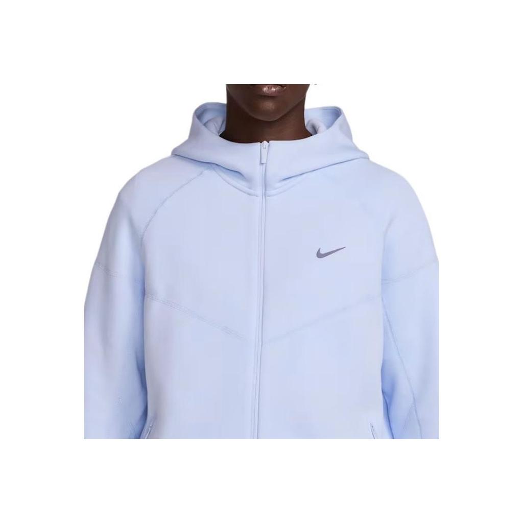Nike Felpa con cappuccio e zip intera X NOCTA Tech Fleece (Dimensionamento dell'Asia) Top Unisex Viola Pallido/Alba FD8454-568