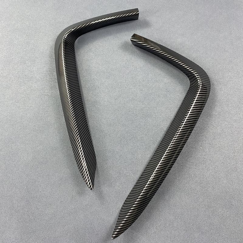 Splitter Labbra Spoiler Laterali Paraurti Anteriore Look Carbonio Lucido Per BMW F22 F23 F87 M2 M Sport 2014-20222014-2022 Copri Paraurti Anteriore