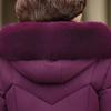 Plus Size XL-6XL Winter Long Coat Female Outerwears Hooded Elegant Faux Fur Collar Loose Thick Warm Middle Age Woman Parka