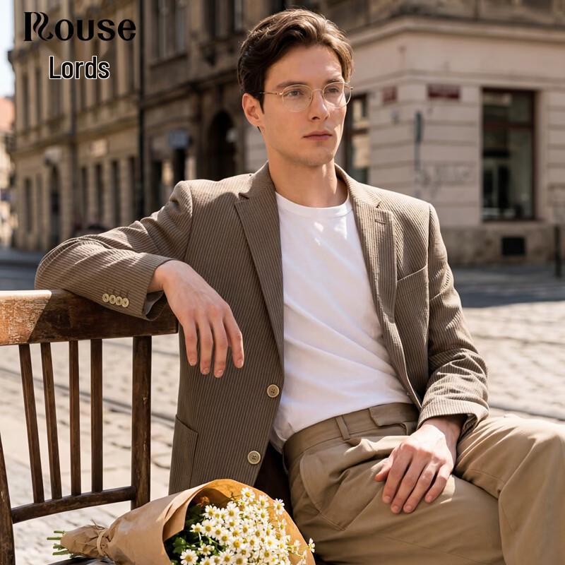 

Мужской деловой пиджак LUOZI 4XL