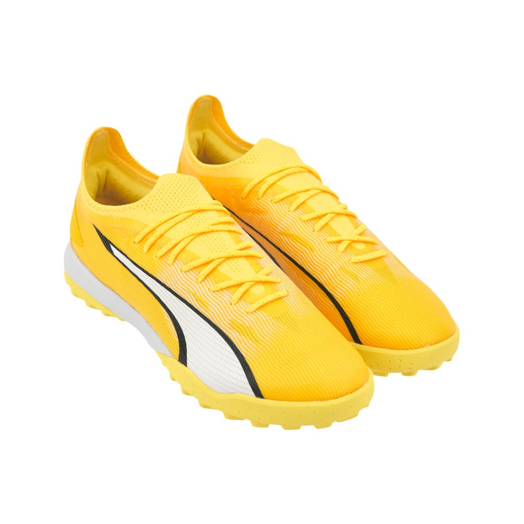 Puma Ultra Ultimate Cage Round Toe Comfortable TF (Rubber Studs) Durable Breathable Soccer Shoes Men Soccer Shoes Yellow 107502-04