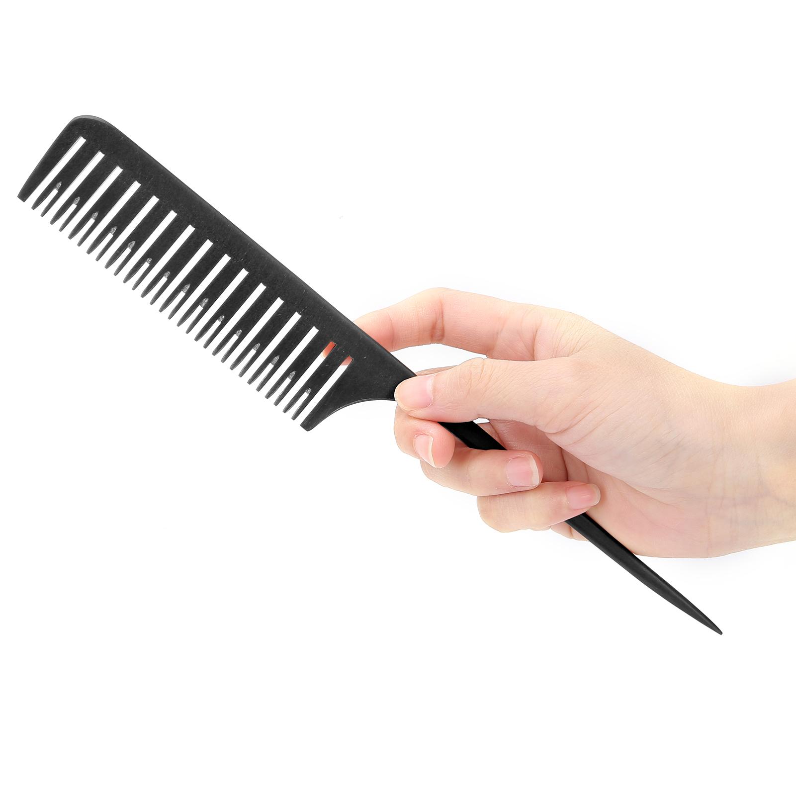 Hair Coloring Highlight Tail Comb AntiStatic Hair Sectioning Dyeing Comb for Hair Salon(Brown )