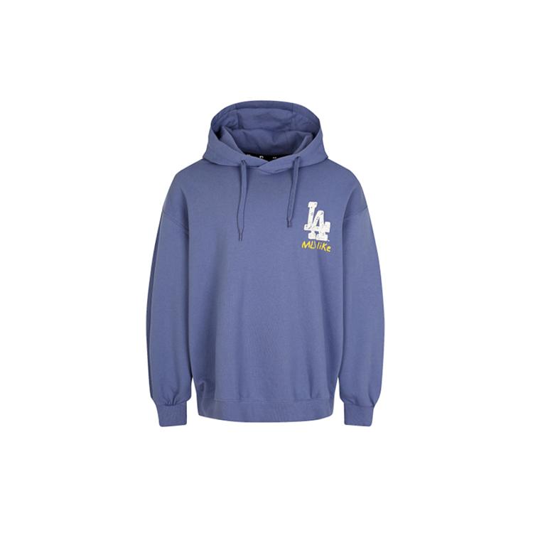 MLB Like Series Sweatshirts Unisex Cerulean Hooded Moderate Regular 31HD05941-07U XS