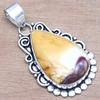 Pendant Wild Horse Jasper Gemstone Gift For Her Silver Jewelry 2"