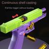 Colorful Shell Eject Toy Gun Non-Firing Replica with Manual Shell Ejection Stress Relief Fidget Toy Unique Display Prop Boy Gift