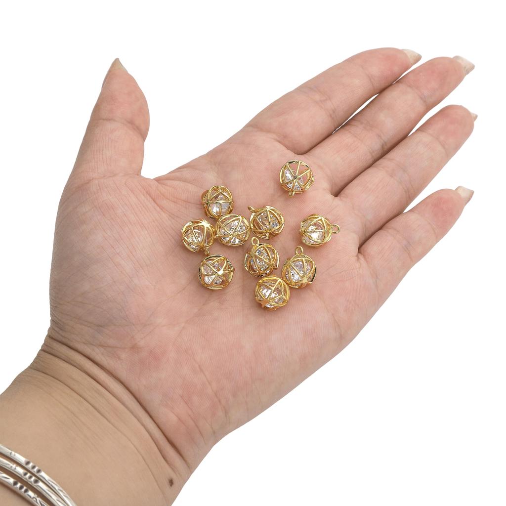 Copper Embossed Melon Seed Buckle For DIY Jewelry Making Craft Accessories