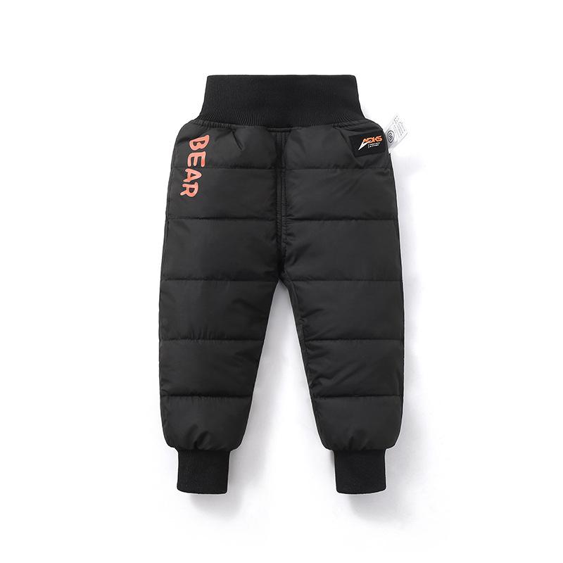 Winter Kids Trousers Baby Toddler Child Warm  Down Pants Soft Fashion Waterproof Outdoor Trousers Kids Clothing